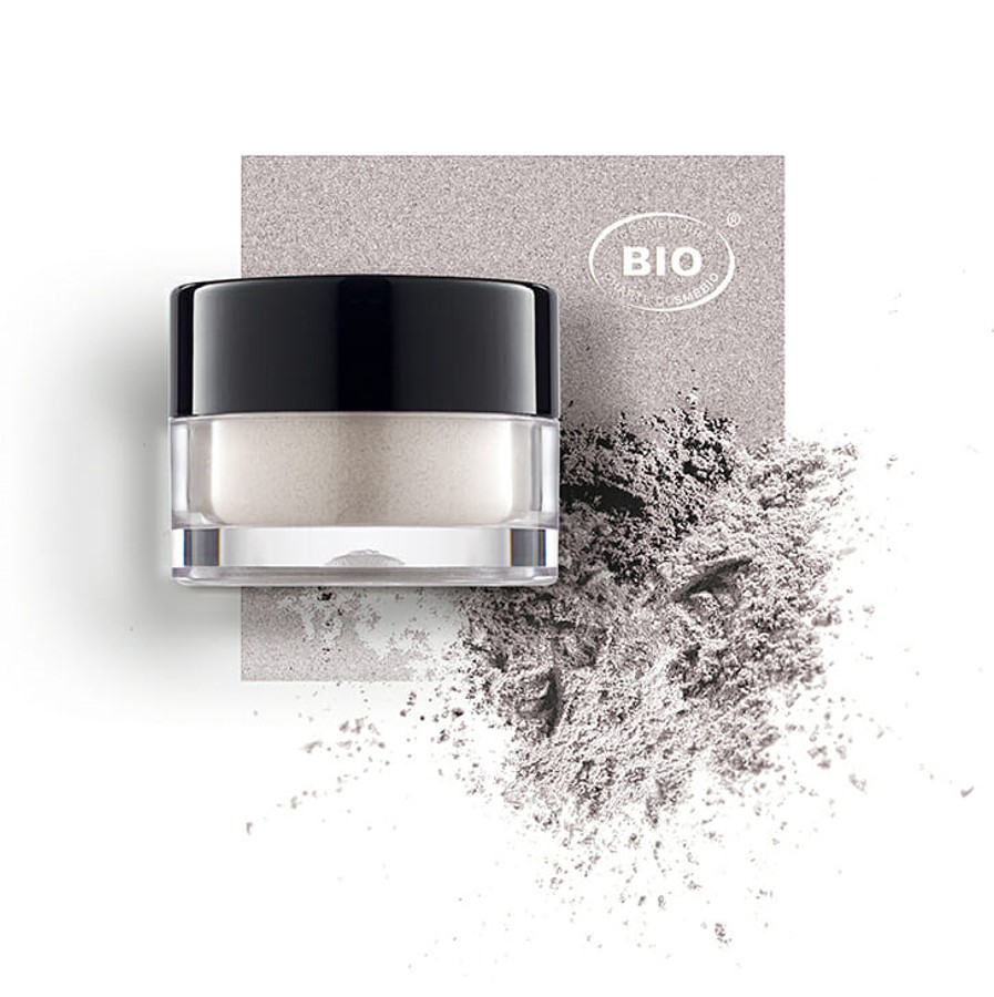 Poudre Libre Pépites d'Argent Bio Loose Powder Eyeshadow - Silver Nuggets - Image 1